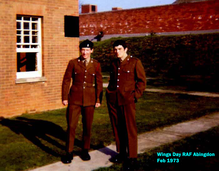 Me & Pat Nulty - RAF Abingdon 1973